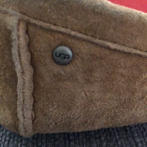 UGG Milana Water Reaistant Chestnut Suede Slip On Loafers - Picture 7 of 11